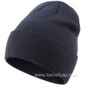 Warm Cozy Knitted Cuffed Skull Cap